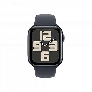 Смарт-часы Apple Watch SE (2nd Gen) GPS + Cellular 44 мм, алюминиевый корпус, полуночный цвет, спортивный ремешок (M/L) synthetic.ua - Фото 1