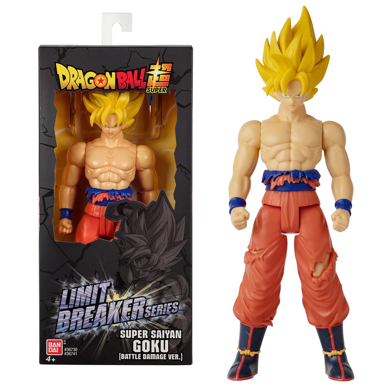 Фигурка BANDAI Dragon Ball Giant Limit Breaker Super Saiyan Goku (Battle Damage Ver.), фото №1