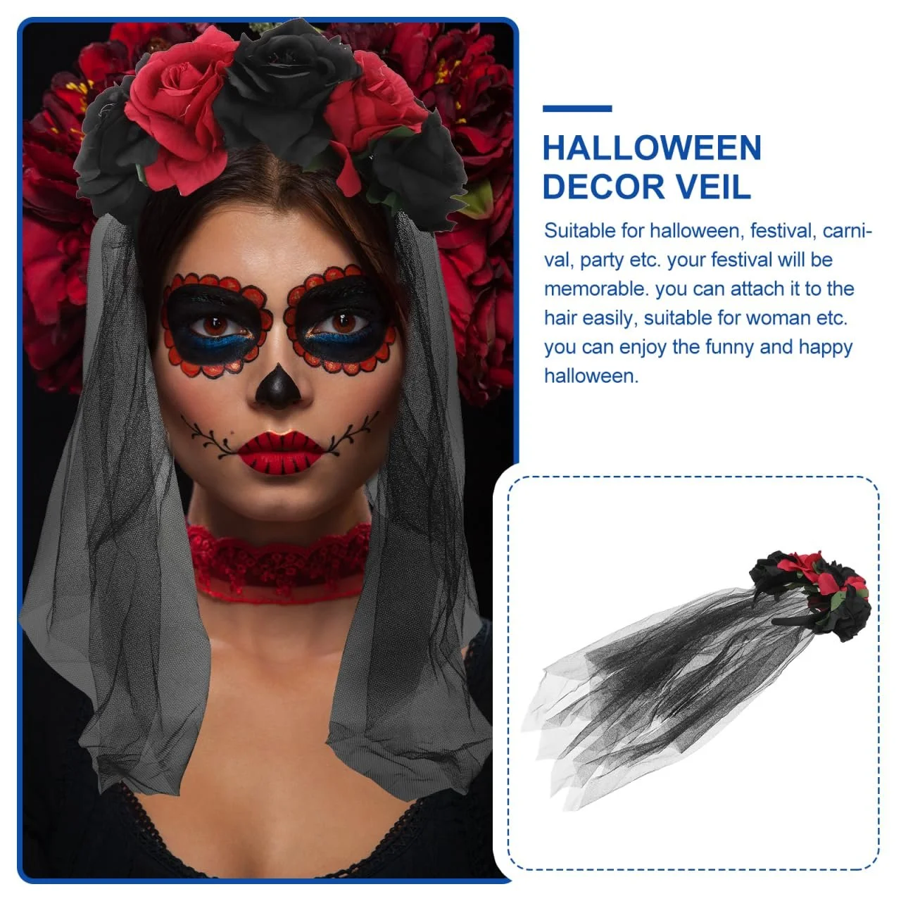 Обруч на голову Цветок Роза, фото №9