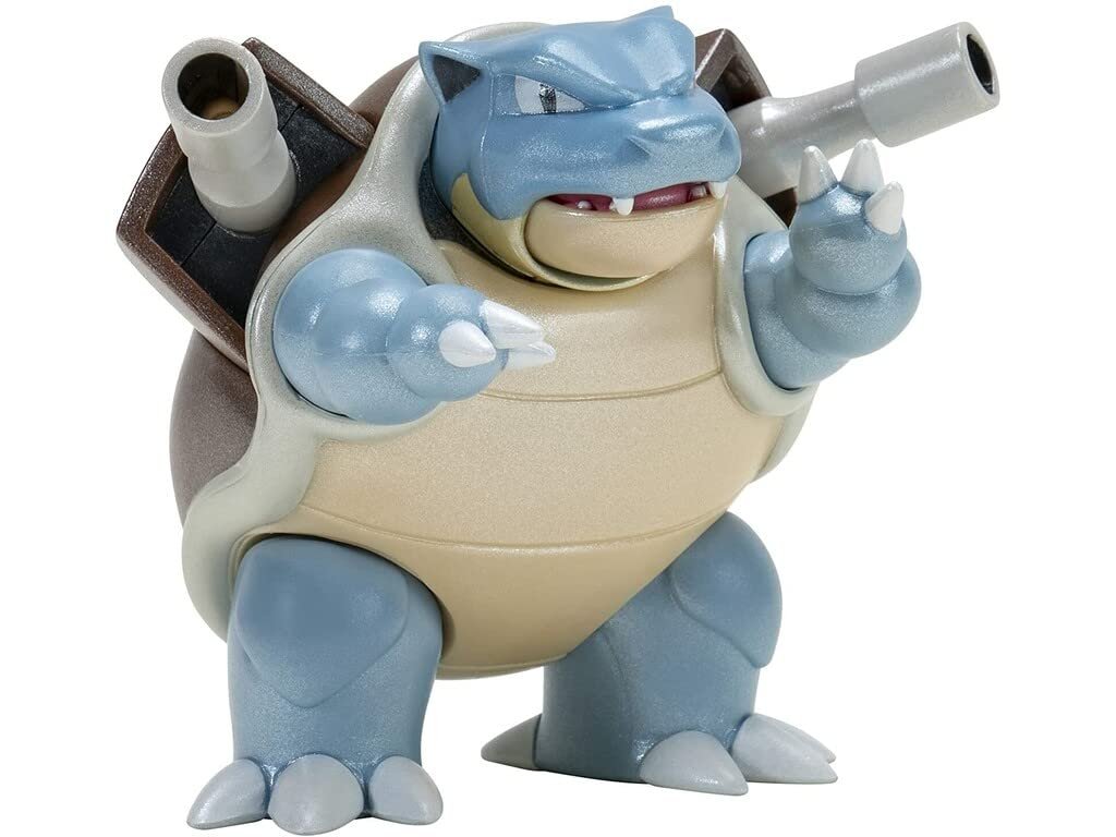 Фигурки Pokemon Bizak Squirtle Evolution Multipack Wartortle и Blastoise 5 см, 8 см и 12 см, фото №3