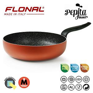 Сковорода Flonal Pepita Granit диаметр 24 см PGFPB2450 - Фото 1