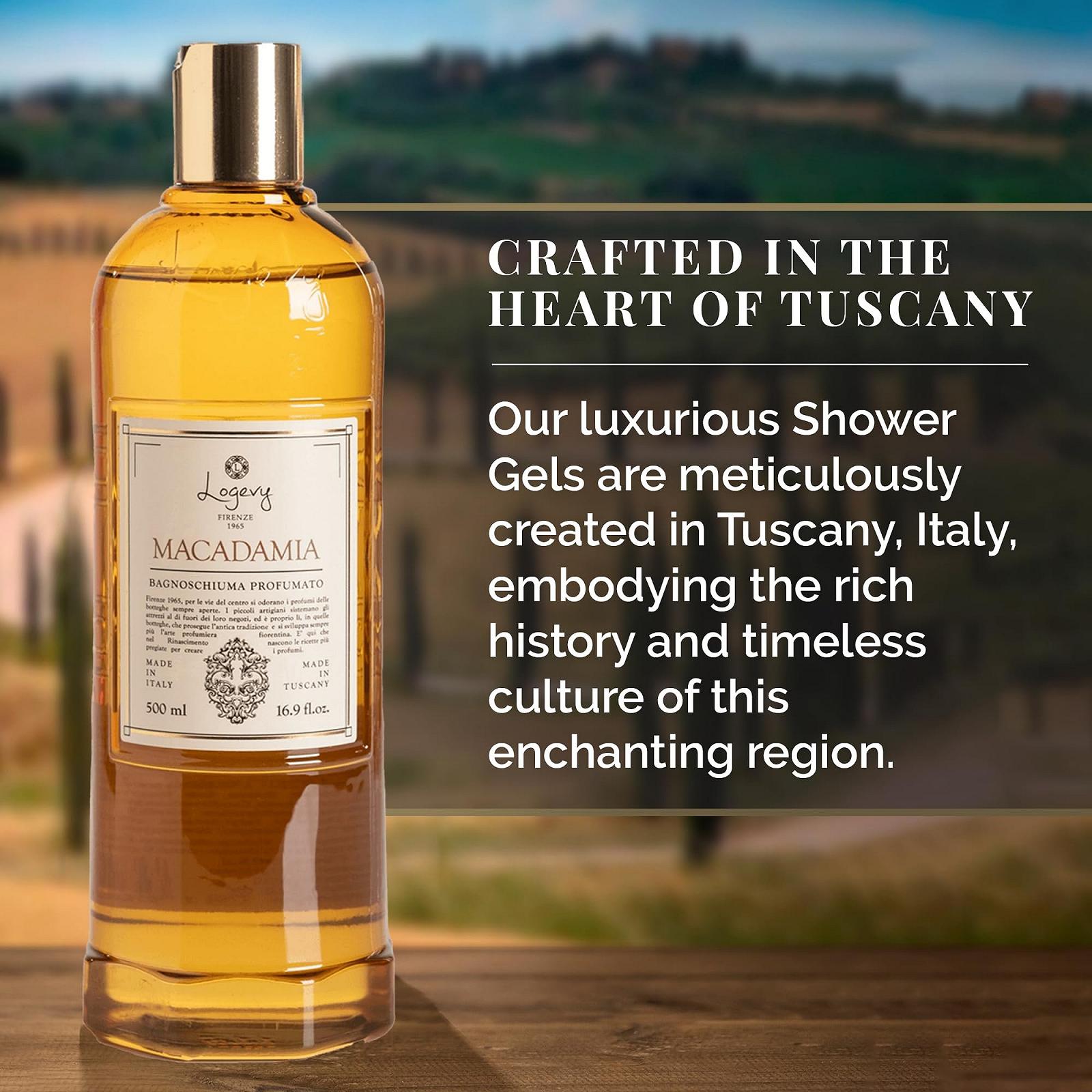 Гель для душа Logevy Macadamia 500 мл, фото №6 Гель для душа Logevy Macadamia 500 мл, фото №6