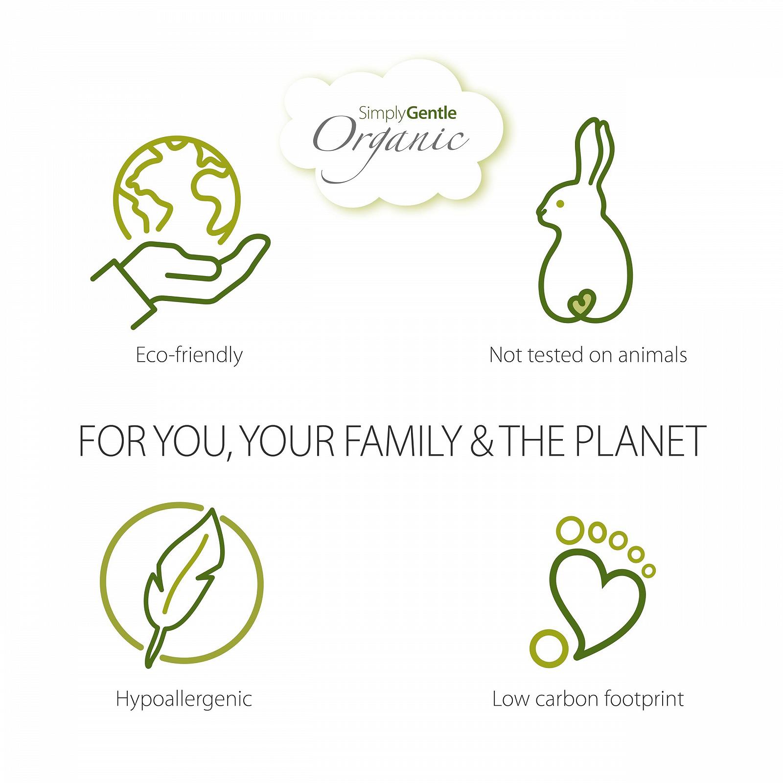 Дитячі серветки Simply Gentle Organic 52 шт., фото №4
