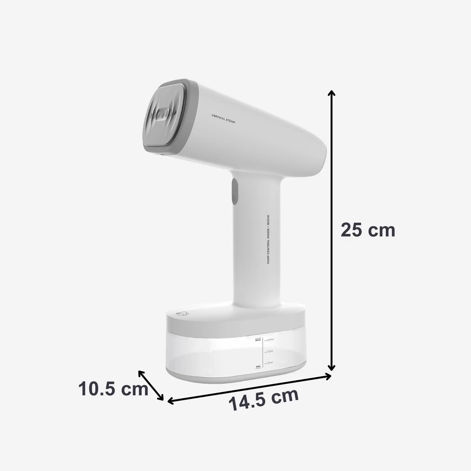 Вертикальний відпарювач BLACK+DECKER BXGS1600E 1600 Вт 25 г/хв Ceramic Sole, фото №3