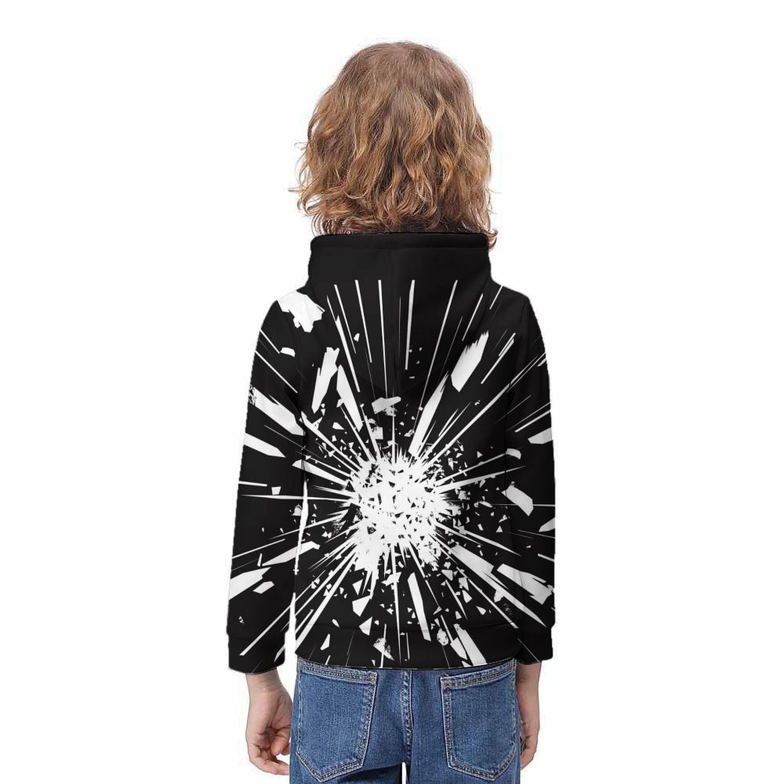 Худі KHHKJBVCE Beautiful Planet 3D Дитячий Унісекс З принтом Кишеня, фото №4