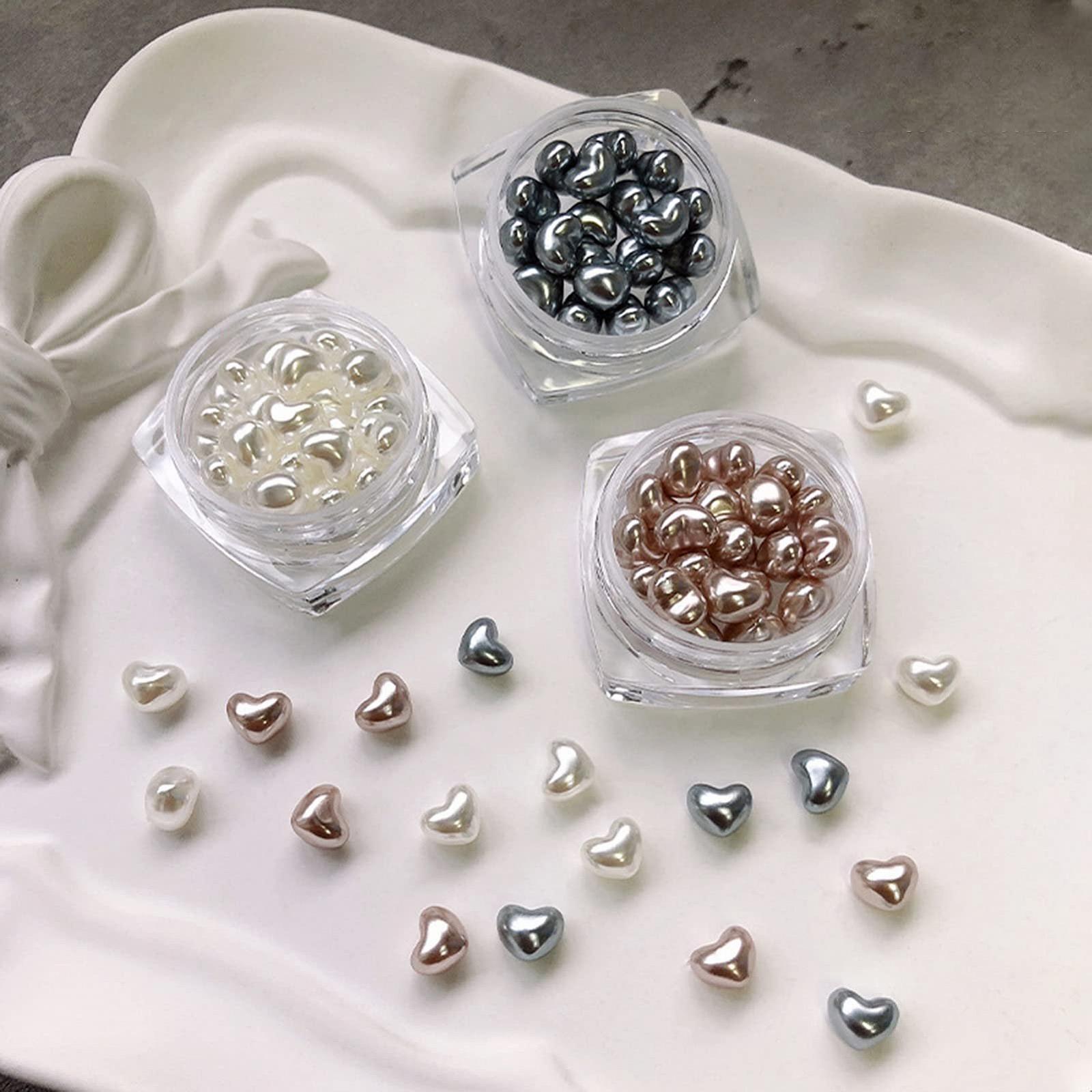 Украшения для ногтей Сердце Серый, фото №3