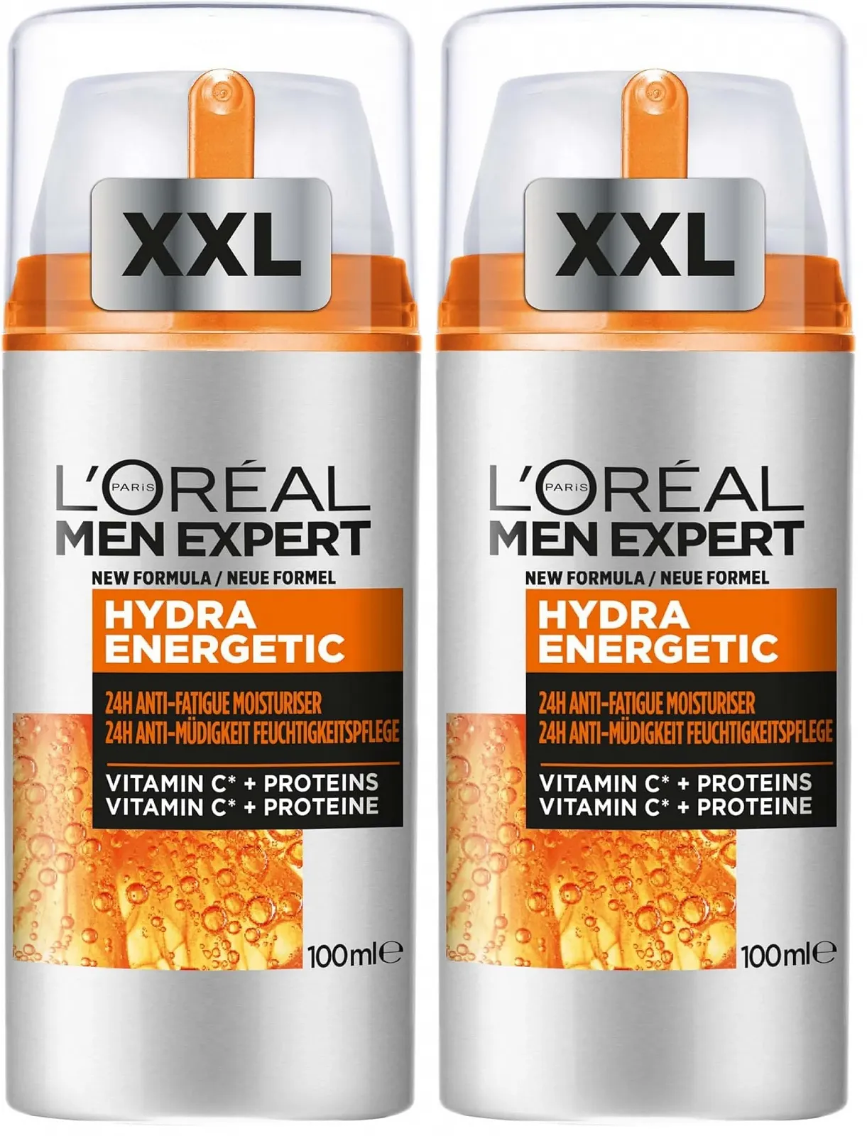 Крем для обличчя L'Oréal Men Expert Hydra Energy XXL підбадьорливий зволожувальний 24H Anti-Fatigue з вітаміном C 100 мл, фото №1 Крем для обличчя L'Oréal Men Expert Hydra Energy XXL підбадьорливий зволожувальний 24H Anti-Fatigue з вітаміном C 100 мл, фото №1