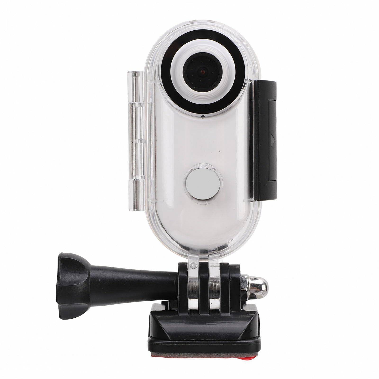 Екшн-камера Yctze 4K 8MP Pet Collar Portable Action Helmet Camera 120 Degree Wide Angle для дайвінгу риболовлі велосипедної спорту туризму подорожей (Біла), фото №2