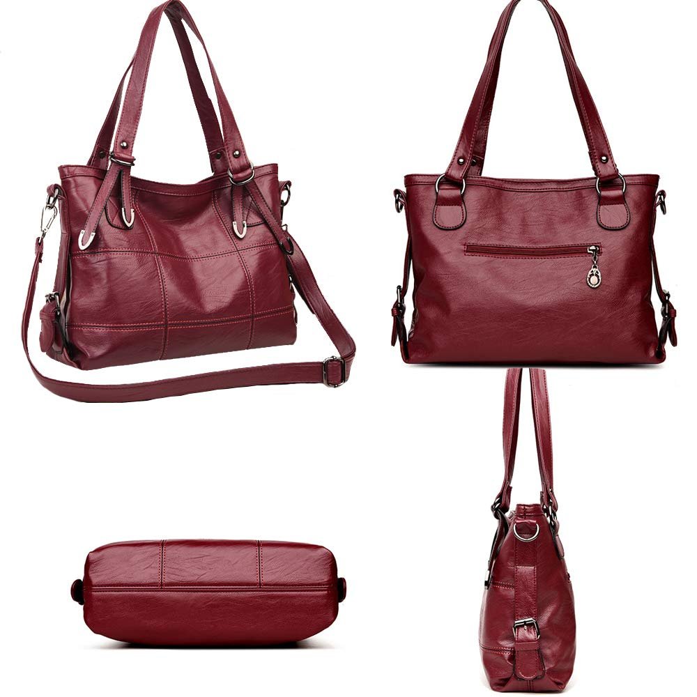 Сумка з ручками Rullar Classic Large Shopper зі штучної шкіри, клаптикова, жіноча, фото №5