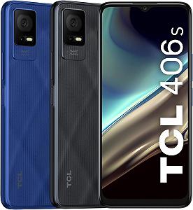Смартфон 6.6" TCL 406S 4/64Gb 2-SIM NFC 13/5Мп Android 13 Dark Grey - Фото 1