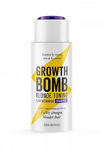 Купити Shampoo Growth Bomb Blonde Toning Supercharge 300мл Для світлішого, зміцненого блонду Yerba Maté Натуральні інгредієнти - Фото 1 Shampoo Growth Bomb Blonde Toning Supercharge 300мл Для світлішого, зміцненого блонду Yerba Maté Натуральні інгредієнти - Фото 1