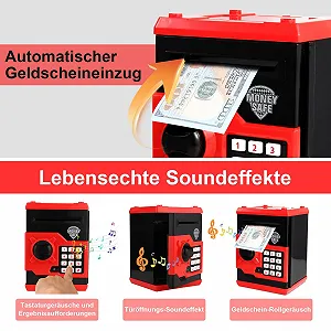 Скарбничка Pup Go XXL електронна цифрова сейф з кодом synthetic.ua - Фото 1