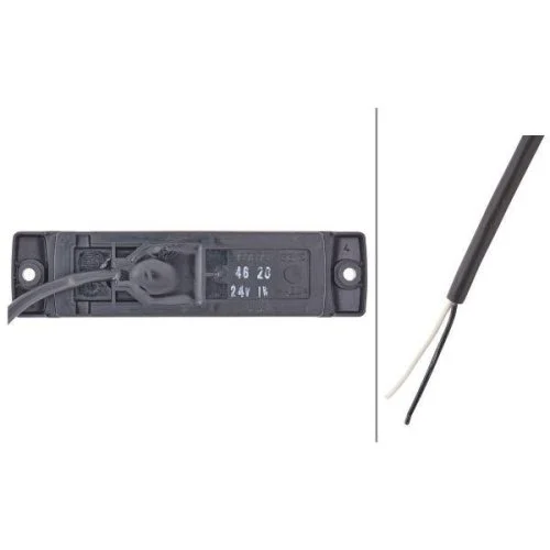 Фонарь габаритный боковой HELLA 2PS 008 645-991 для DAF IVECO SCANIA FAUN ZIEGLER, фото №2