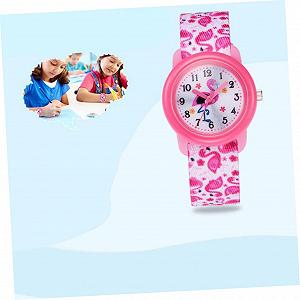 Часы кварцевые детские Beaupretty с мультяшным фламинго дизайном цена на synthetic.ua - Фото 1 Часы кварцевые детские Beaupretty с мультяшным фламинго дизайном synthetic.ua - Фото 1