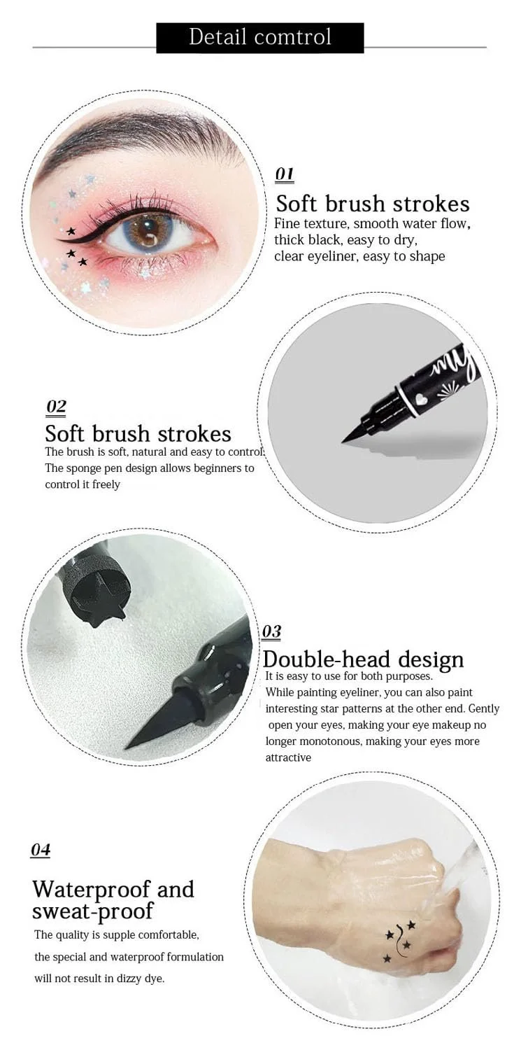 Підводка для очей з двома наконечниками, фото №2 Підводка для очей з двома наконечниками, фото №2