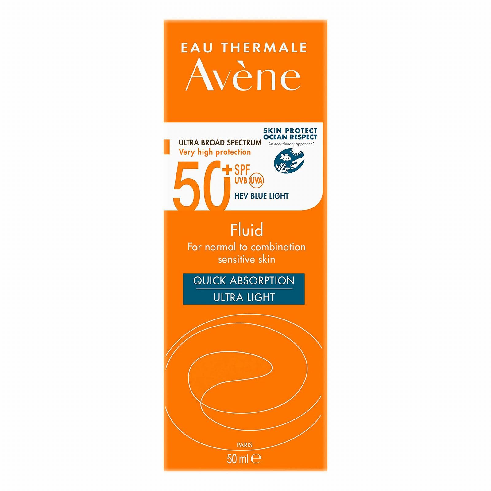 Флюїд Avene Sun SPF 50+ 50 мл прозорий, фото №2