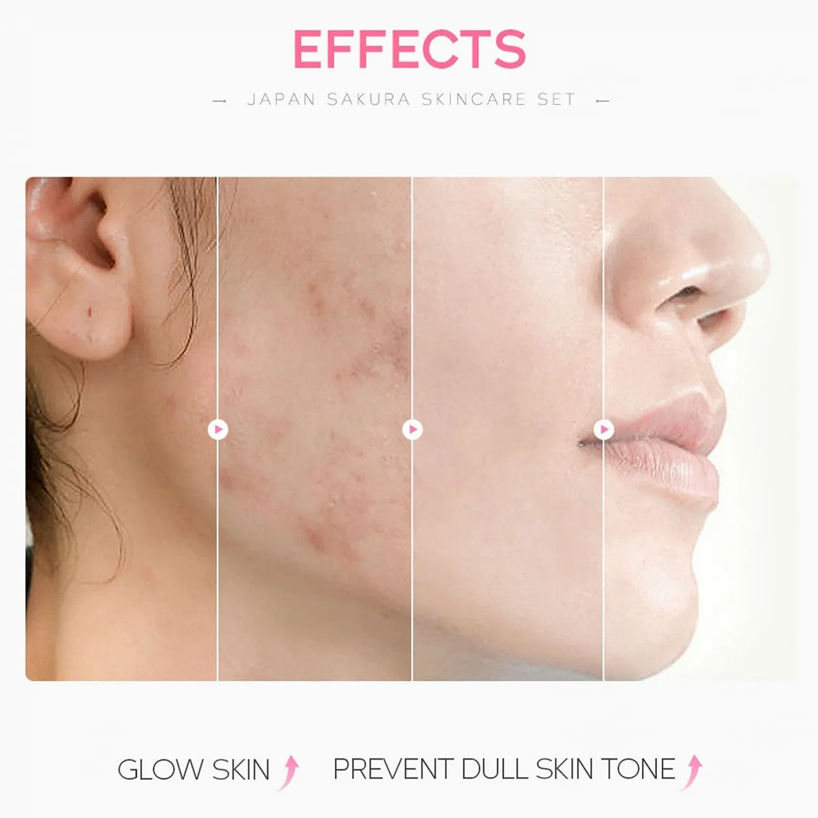 Набір для догляду за шкірою Japan Sakura для дівчат-підлітків (7 предметів), фото №4