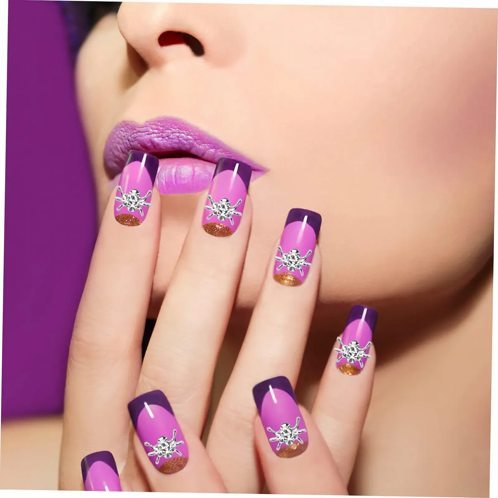 Набір прикрас для нігтів Healeved 120 шт. Срібні намистини, фото №7 Набір прикрас для нігтів Healeved 120 шт. Срібні намистини, фото №7