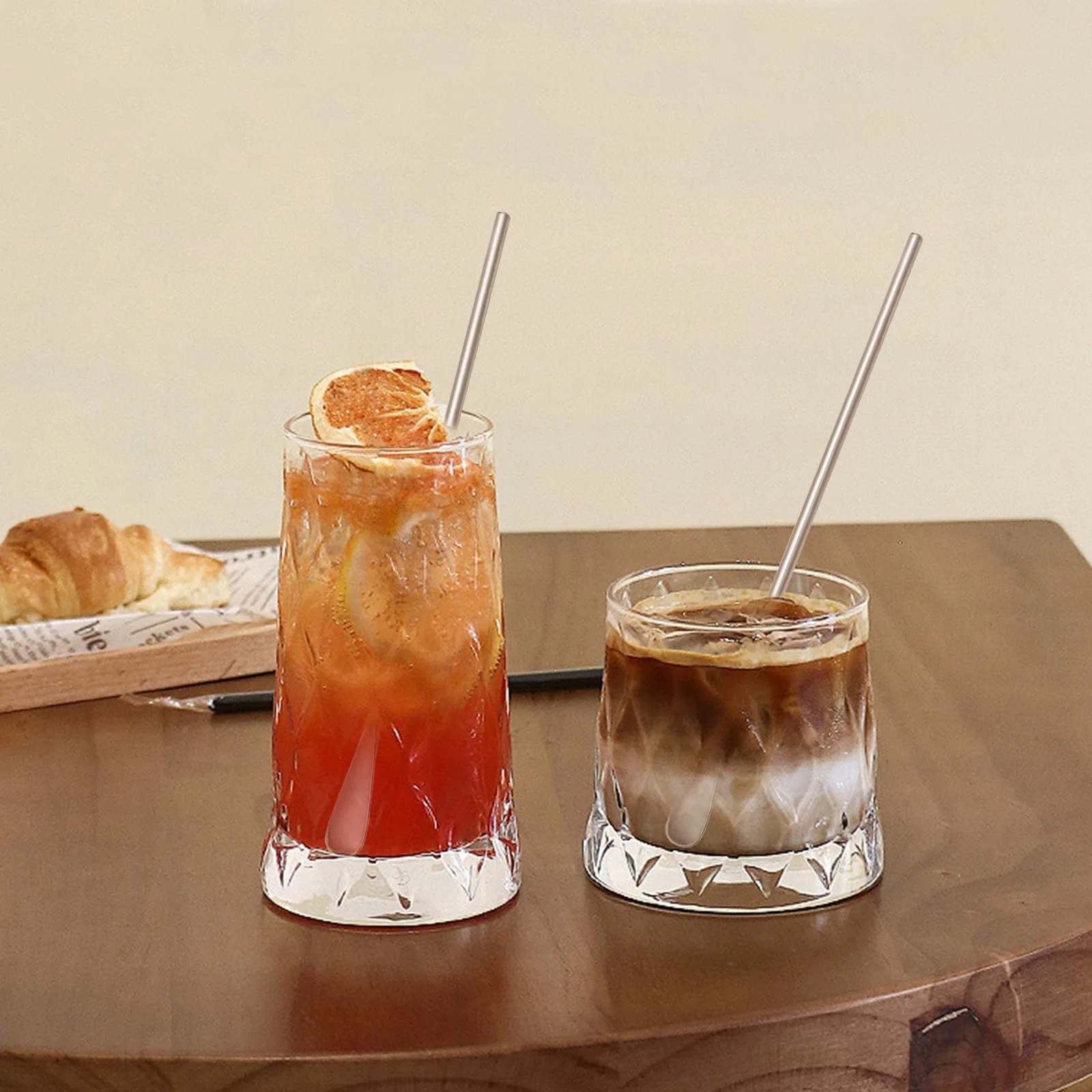 Ложка для розмішування Latte металева з довгою ручкою 3 шт, нержавіюча сталь 304, фото №6 Ложка для розмішування Latte металева з довгою ручкою 3 шт, нержавіюча сталь 304, фото №6