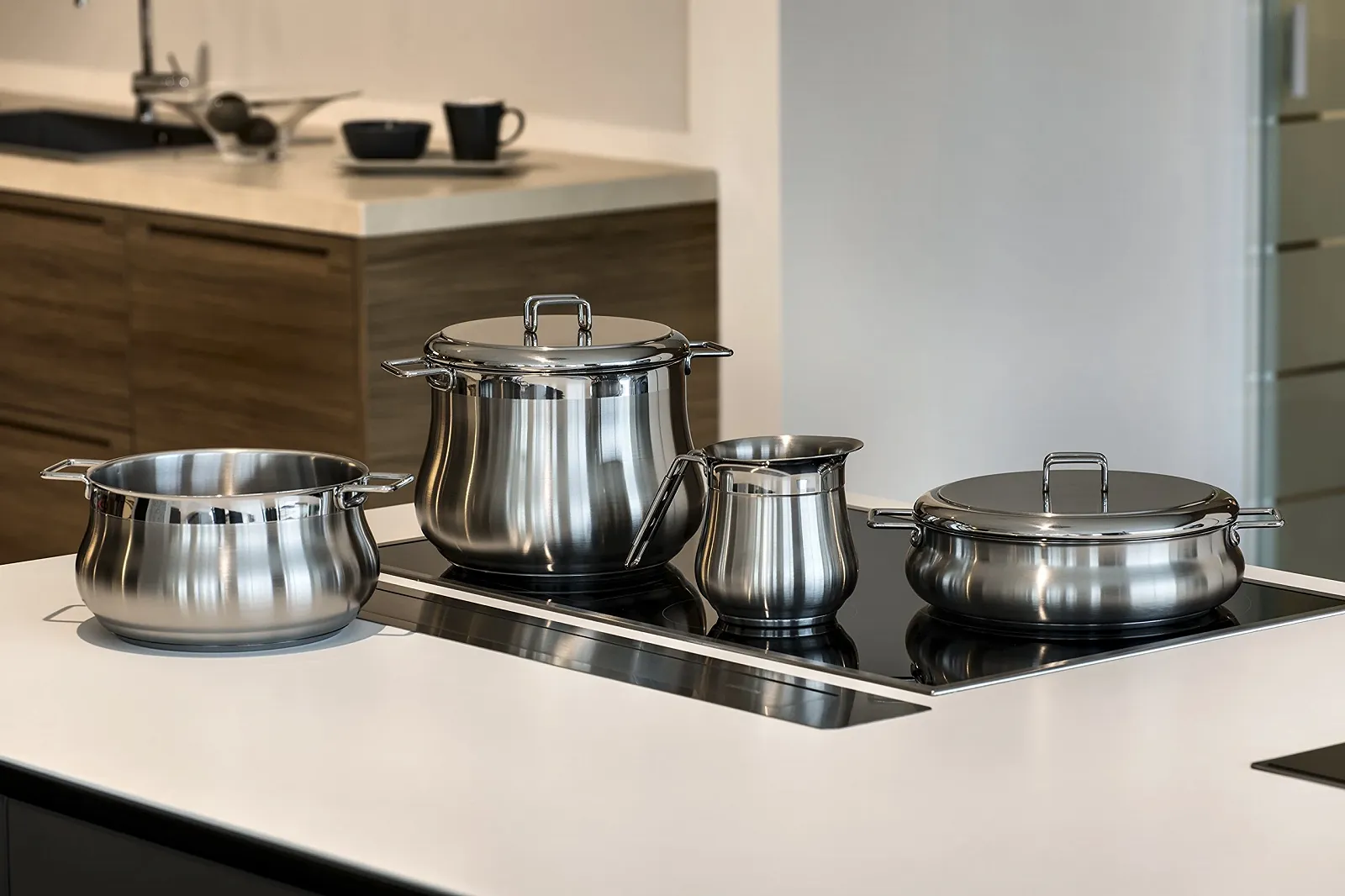 Кастрюля Barazzoni Tummy Line стальная 18/10 14 см, фото №12