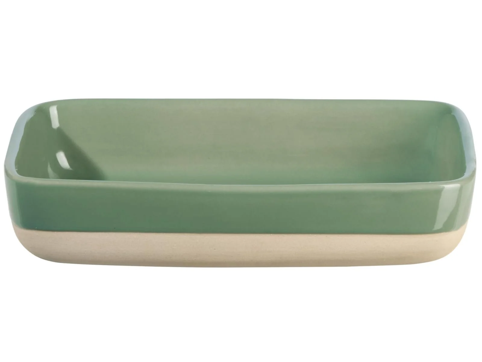 Форма для запікання ASA Grande прямокутна, зелена, 21 x 14 см, висота 4,3 см, фото №1