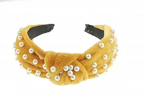 Обруч Обруч Оксамитовий Золотий - Фото 1