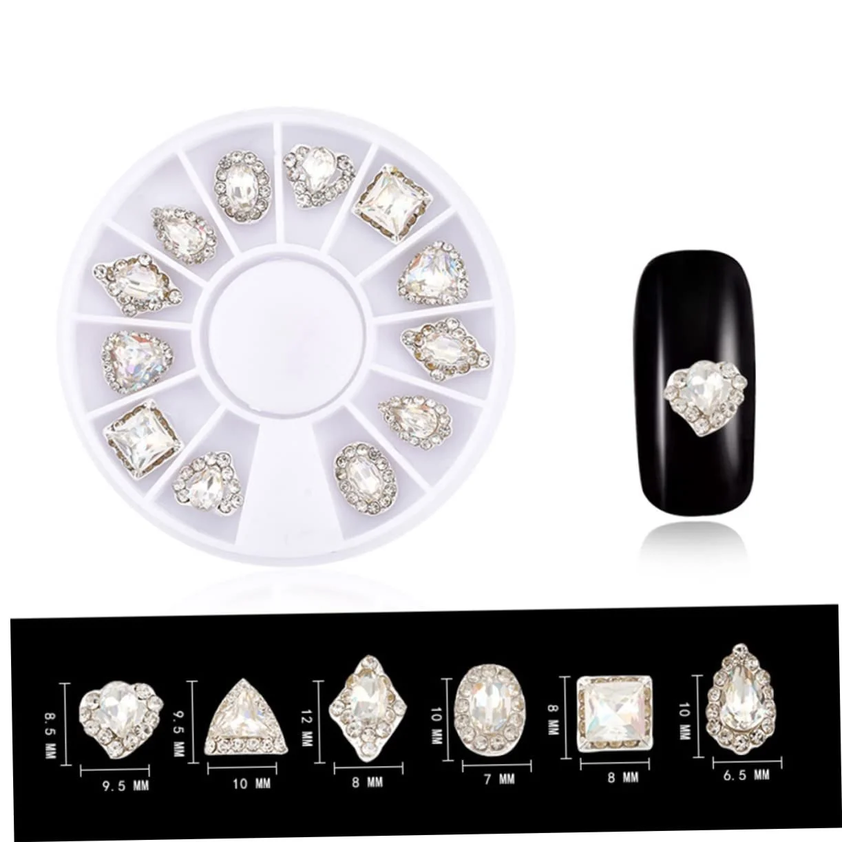 Стрази для нігтів Housoutil, фото №9