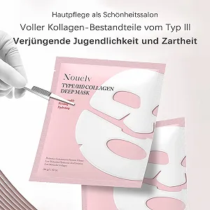 Маска VEROA Набір з 5 органічних масок з колагеном для посилення пружності шкіри synthetic.ua - Фото 1