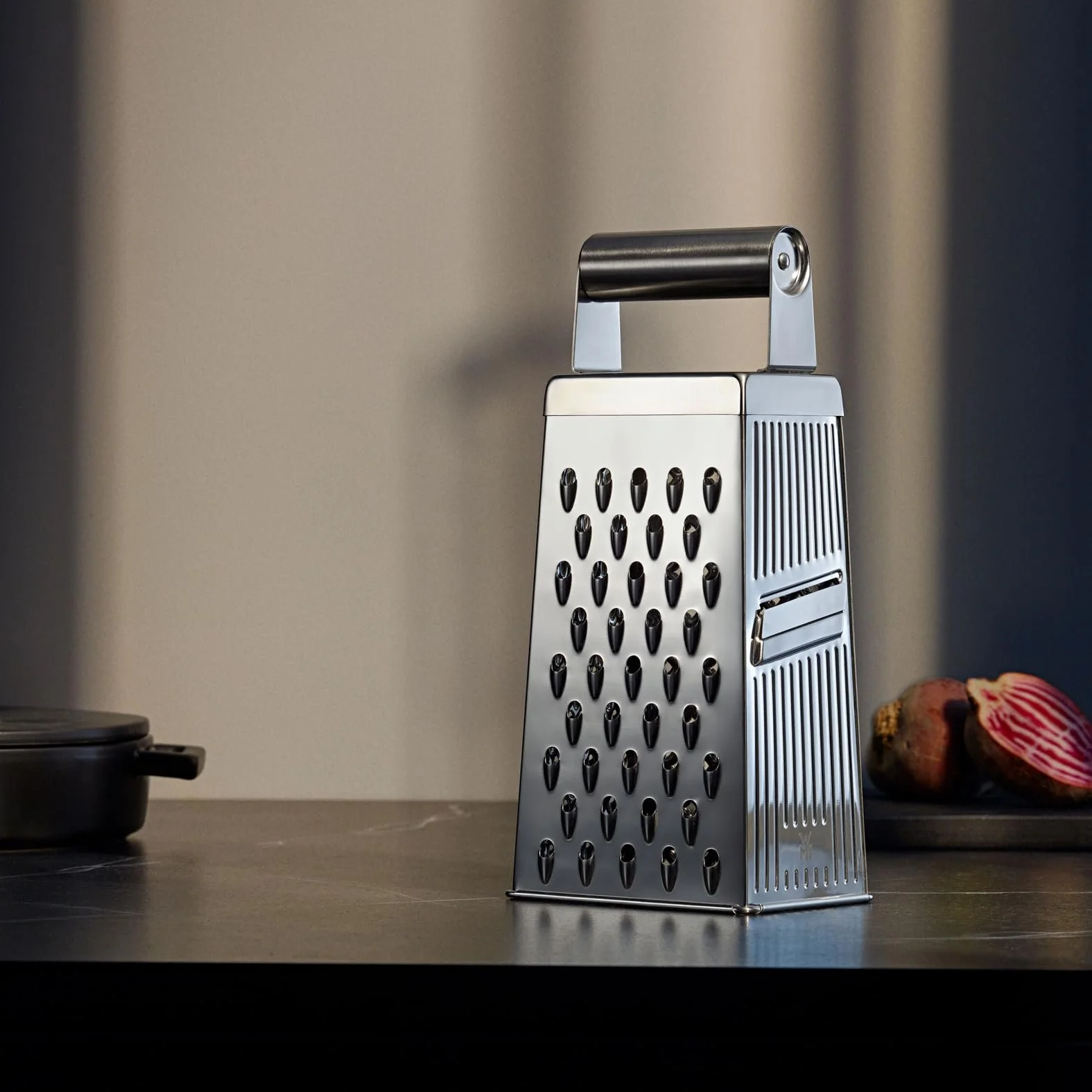 Терка WMF Gourmet Box, 8 x 24 см,  з нержавіючої сталі з 4 поверхнями для натирання, фото №2