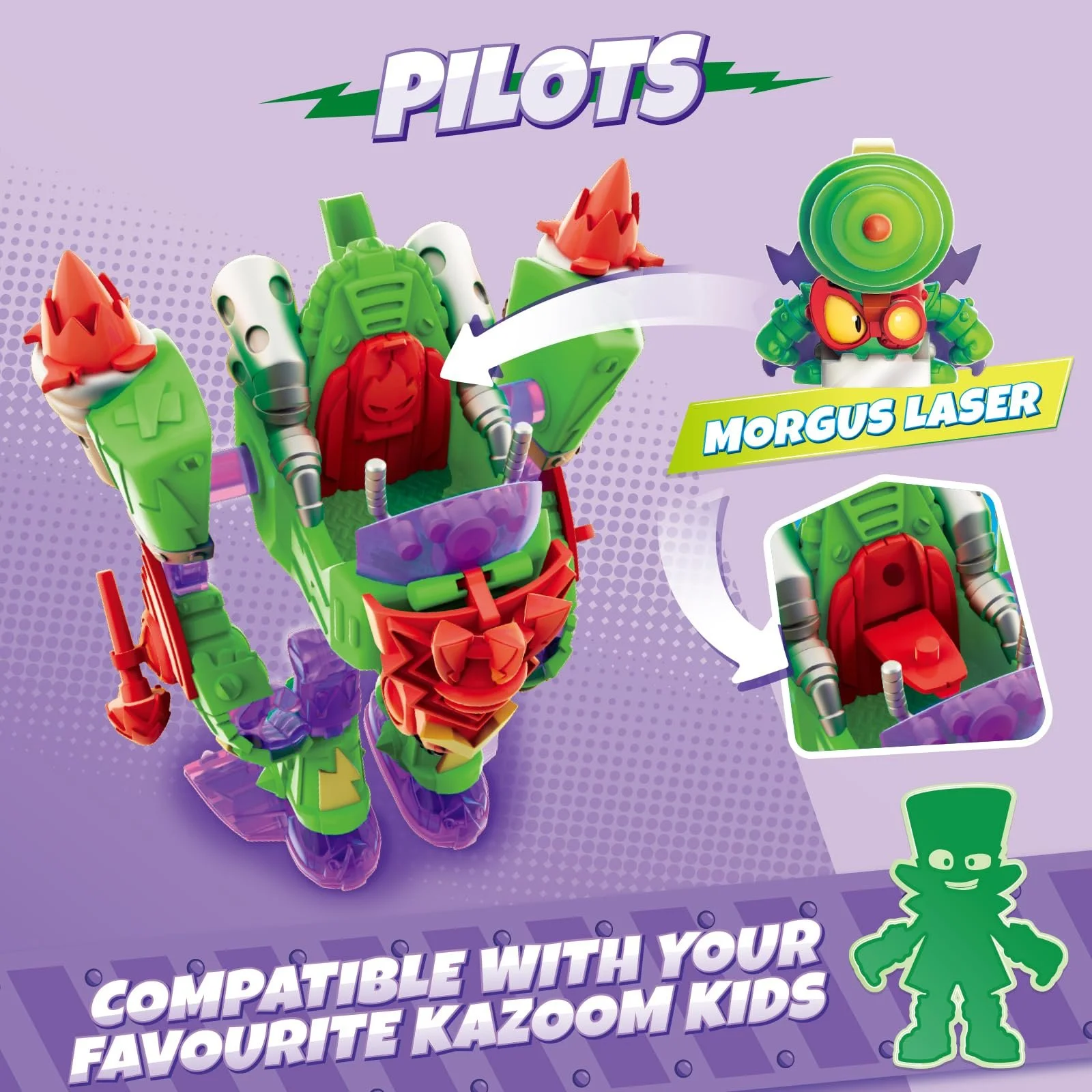 Робот-трансформер Superthings Turbo Warrior Speed автомобіль з аксесуарами, фото №4