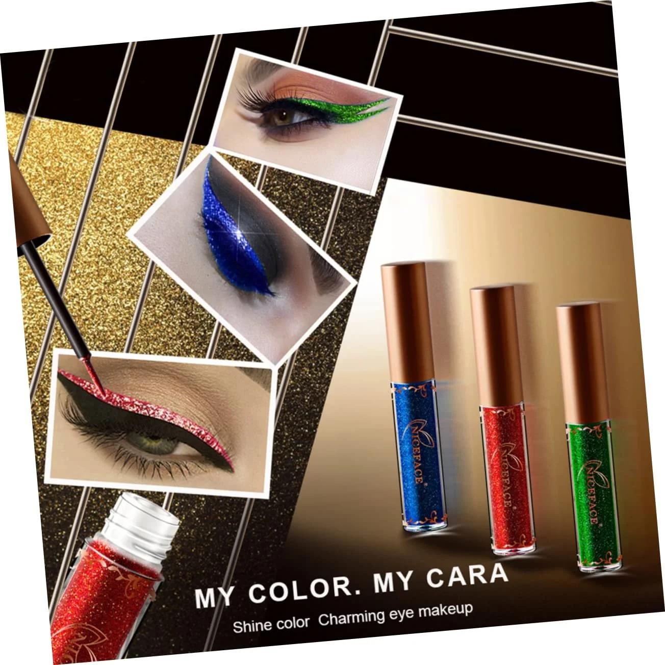 Рідка Підводка для очей DOITOOL Блискуча, фото №2