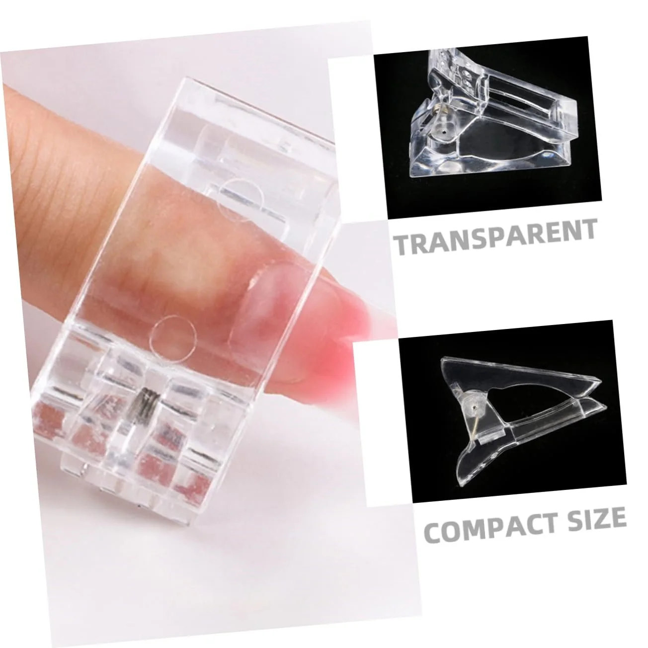 Клипсы для ногтей PACKOVE для быстрого дизайна ногтей, 40 шт, многоразовые, фото №8