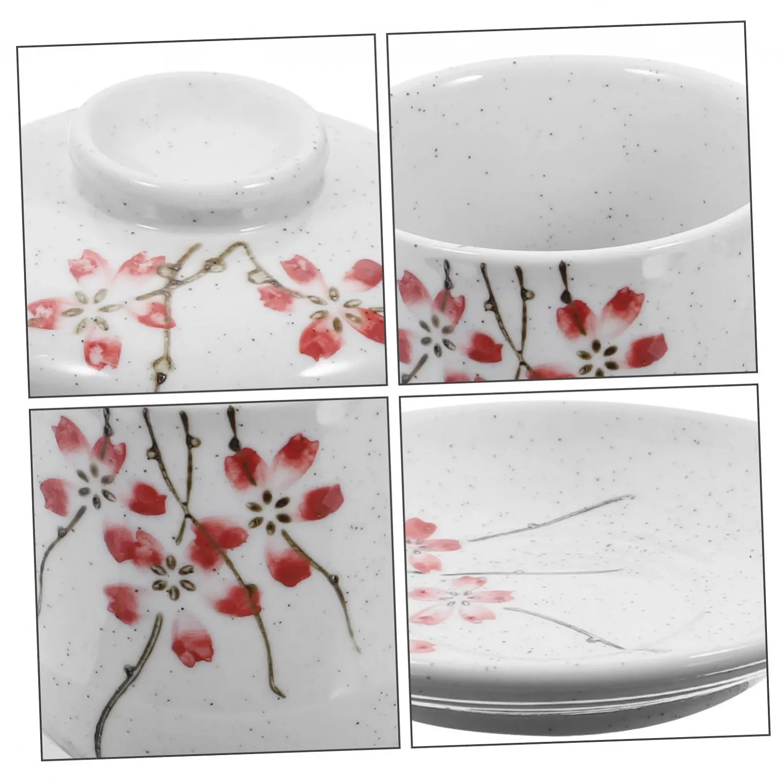 Чашка для тушения керамическая жаропрочная с крышкой и блюдцем японский стиль белая, фото №8