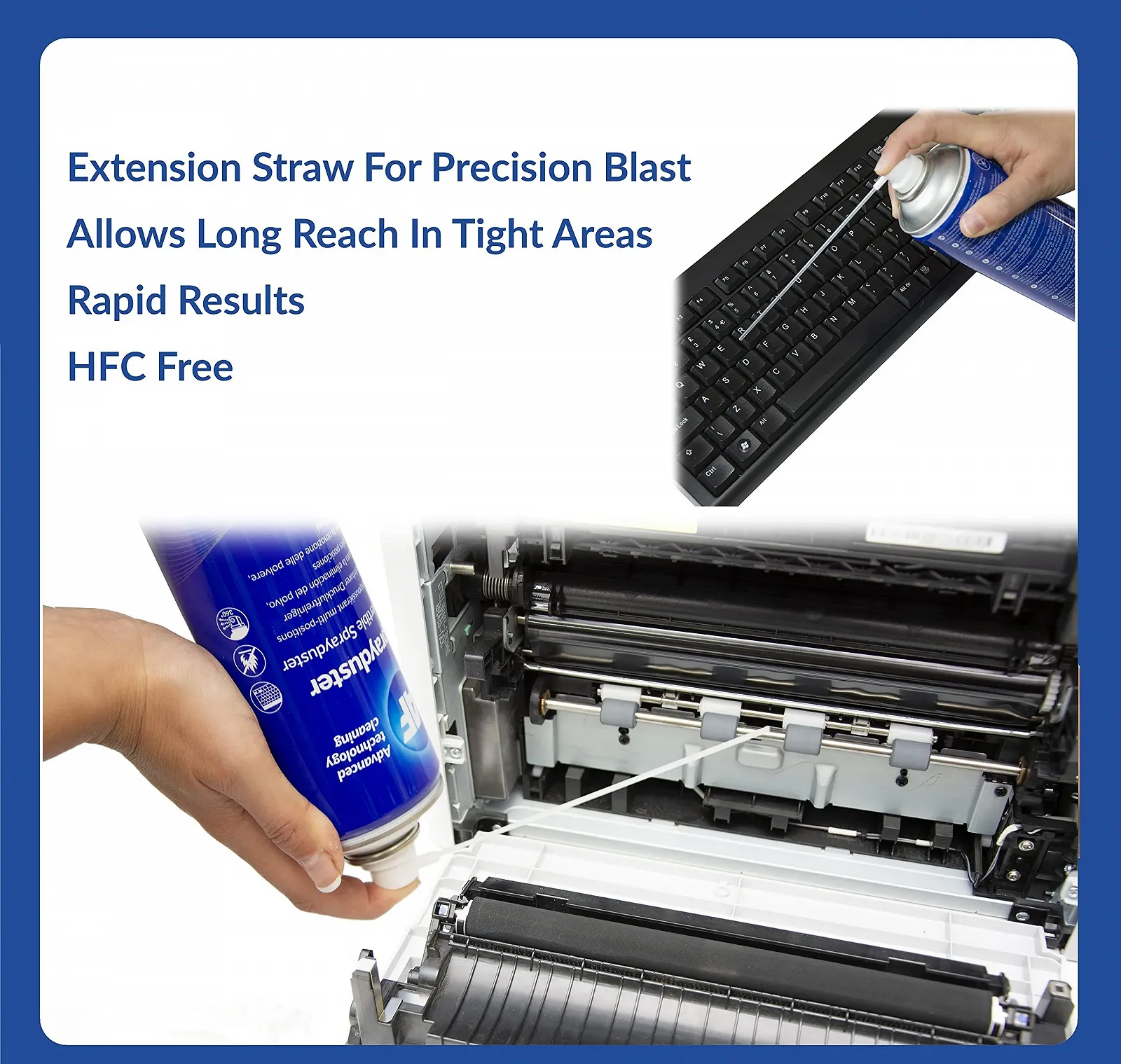 Спрей для очищення ПК AF SDU200D Реверсивний Без ХФУ Негорючий 200 мл, фото №5