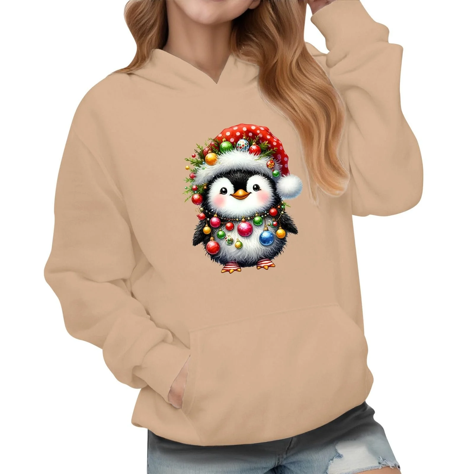 Толстовка для дівчат Затишна Худі з довгими рукавами М'який, фото №1