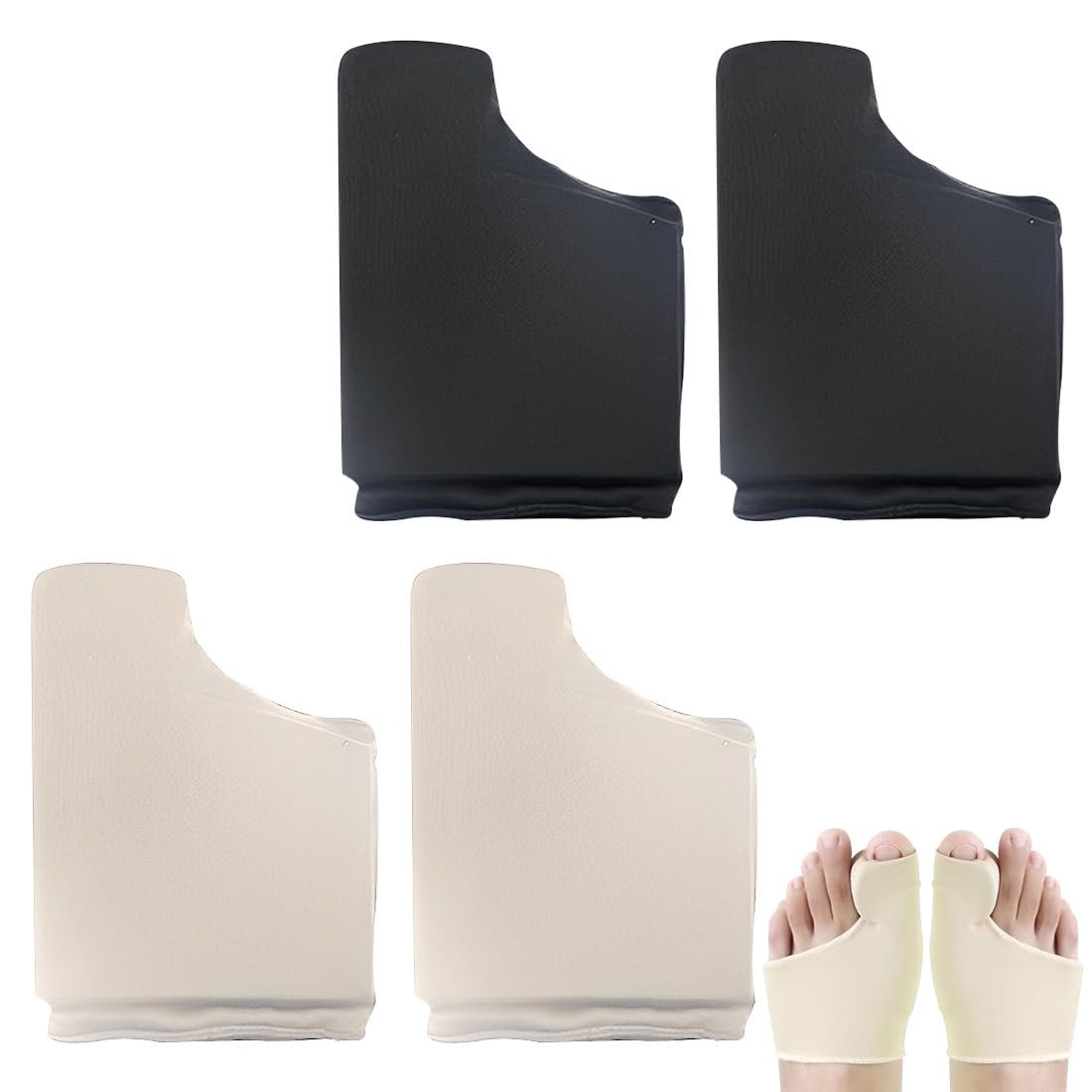 Роздільник для пальців ніг Hallux Valgus 2 пари Силіконовий, фото №1