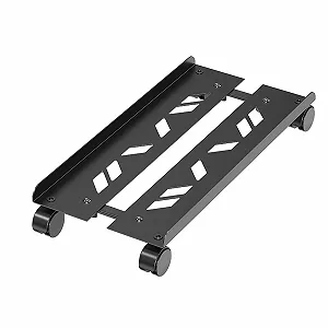 Подставка для компьютерной башни с колесом, поворотное основание на 360 градусов, антистатическая - Фото 1