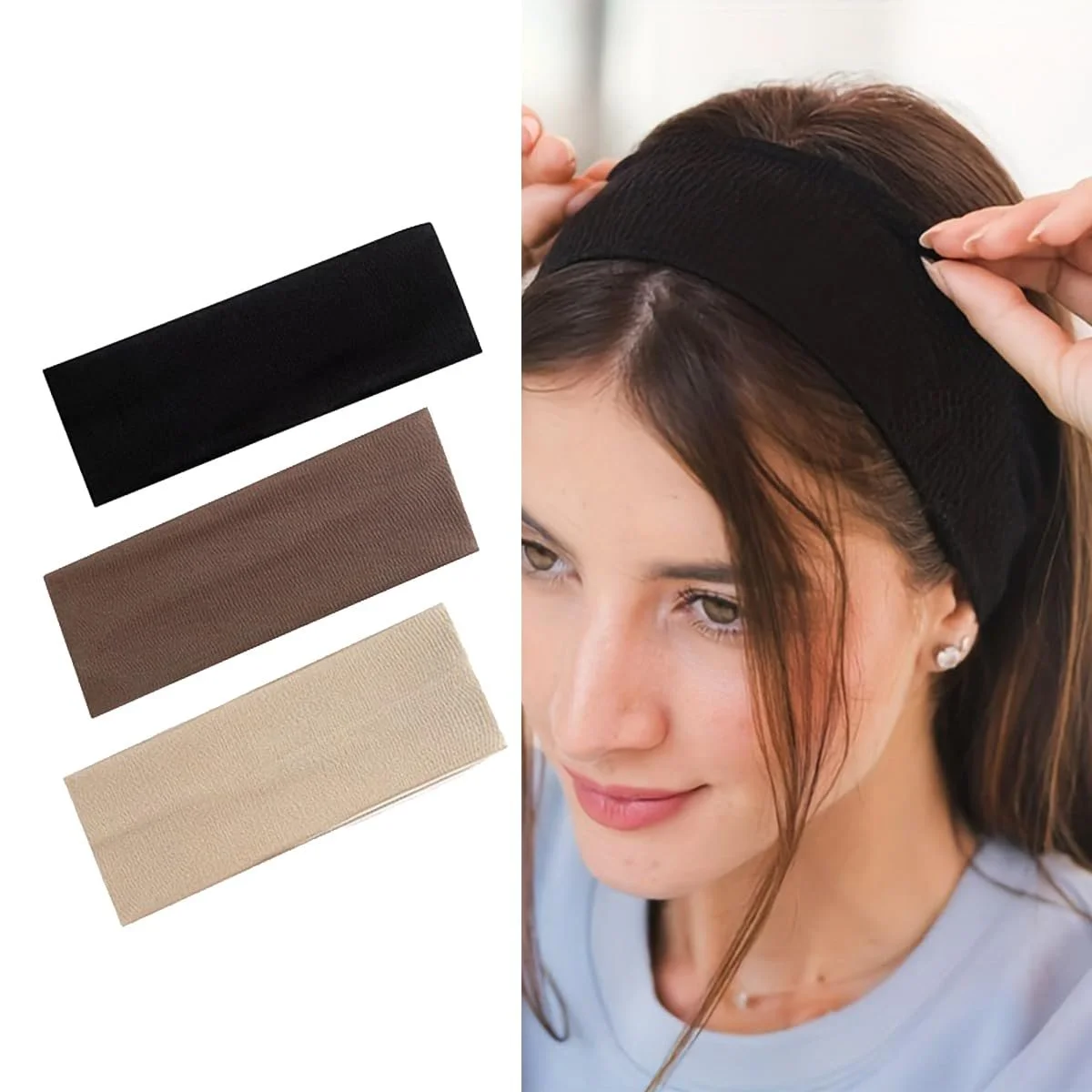 Набір з бавовняних пов'язок на голову для жінок, фото №1