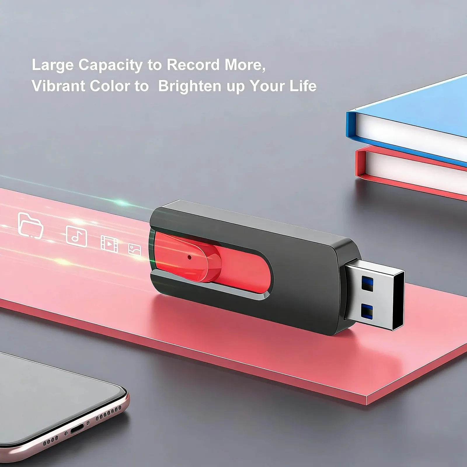 USB-накопичувач Vansuny 16ГБ USB 2.0 Червоний, фото №4 USB-накопичувач Vansuny 16ГБ USB 2.0 Червоний, фото №4
