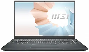 Ноутбук 14" MSI Modern 14 (B11MOL-433XIT) Intel Core i3-1115G4 RAM 8GB SSD 256GB Windows 11 Алюминиевой корпус (UKR) - Фото 1
