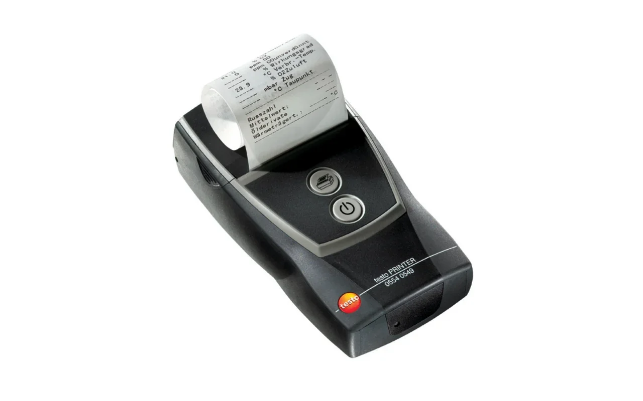 Принтер для анализаторов дымовых газов Testo 0554 0549 Черный, фото №2 Принтер для анализаторов дымовых газов Testo 0554 0549 Черный, фото №2