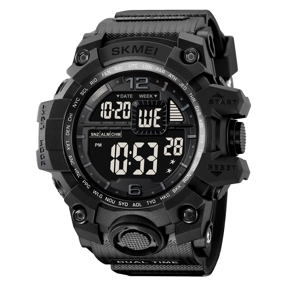 Годинник Skmei 2245BKBK Black-Black, фото №1