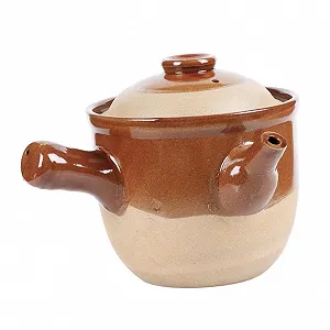 Кастрюля керамическая VICASKY Retro для приготовления лекарств термостойкая с антипригарным покрытием - Фото 1