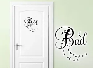 Наклейка на двері Gran Dora W818 Сліди лап гекона для ванної synthetic.ua - Фото 1