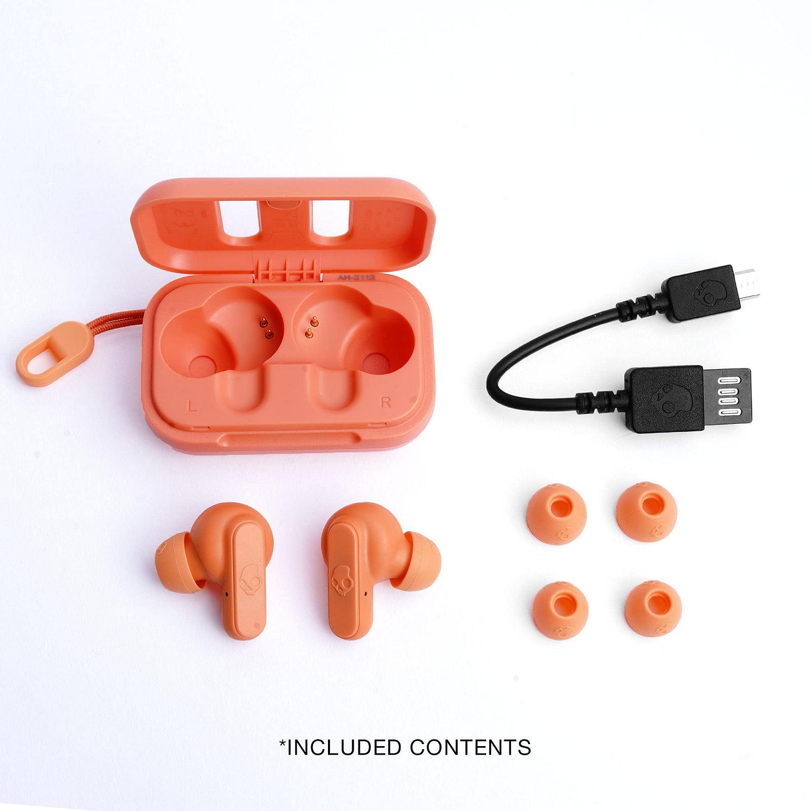 Навушники SKULLCANDY Dime True Wireless In-Ear - Golden Orange, One Size, фото №6