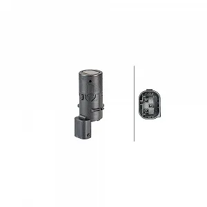 Датчик паркування HELLA 6PX 358 141-131 для BMW, з обох сторін, ззаду, внутрішній - Фото 1