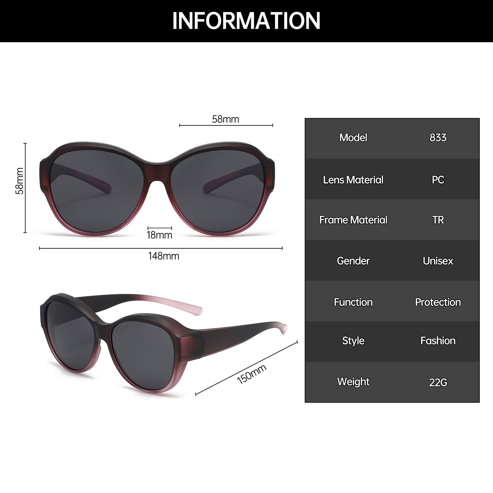 Винтажные поляризованные круглые очки YAMEIZE для женщин и мужчин, модные, защита UV400, прямоугольные., фото №4