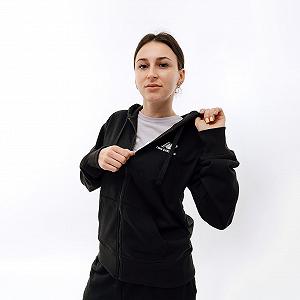 Джемпер New Balance Essentials Stacked Logo FZ XS - Фото 1