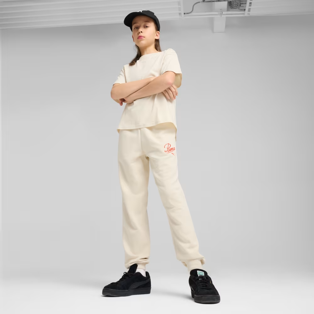 Штаны Puma ESS SCRIPT Sweatpants 68580787 кремовый L, фото №3