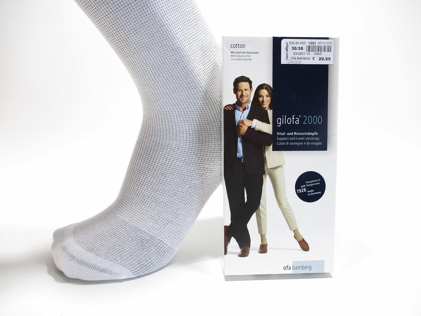 Компрессионные гольфы Ofa 365 Revitalising Support для Мужчин и Женщин, Размер 36 - 38, Размер I, Белый, фото №1